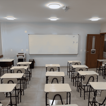 sala de aula prédio novo