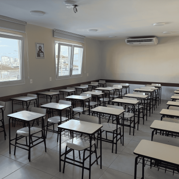 sala de aula prédio novo