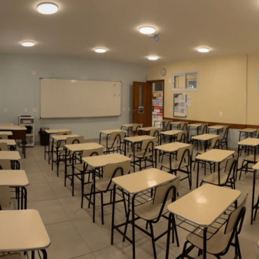 sala de aula prédio novo