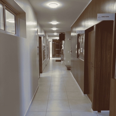 corredor prédio novo - sala diretoria